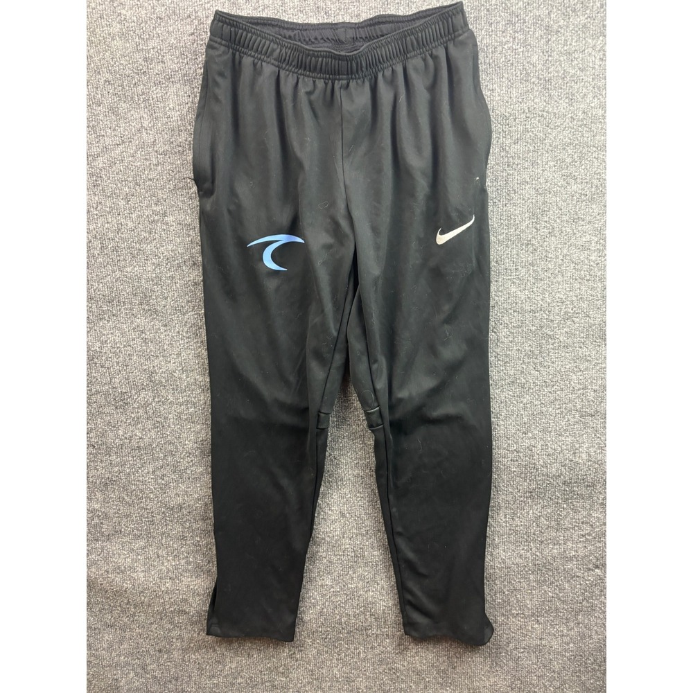 Nike Dri-FIT Surf Training Pants Mens Medium Black Tapered Ankle Zip Joggers